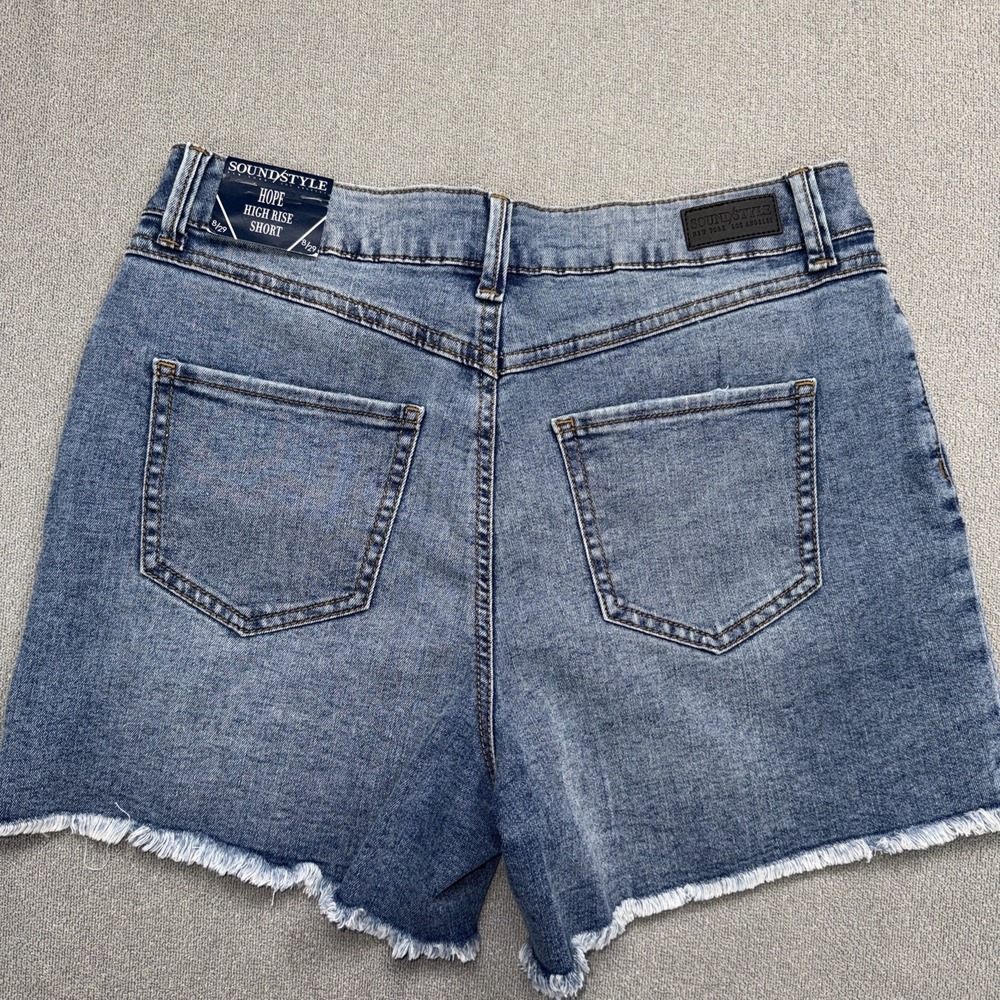 Sound Style Hope Vintage Reunion High Rise Shorts Women's Size 8/29 Distressed - Picture 6 of 7